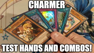 HOW TO PLAY A CHARMER DECK TEST HANDS AND COMBOS DECEMBER 2020 YUGIOH [upl. by Noreh]