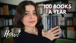 How to Read 100 Books a Year  4 Tips for Reading More in 2025 [upl. by Melinda197]