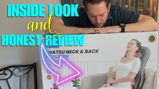 Comfier Shiatsu Neck Back Massager Unboxing amp Review [upl. by Enilegna]