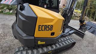 Volvo ECR58 Review with Engcon [upl. by Grethel]