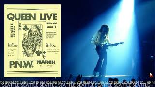 Queen  Live in Seattle WA March 13th 1977  Source 1 Merge [upl. by Sirovaj976]