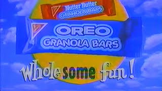 Oreo Granola Bars Commercial  1995 [upl. by Witte]