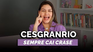 Como cai CRASE na CESGRANRIO [upl. by Ayocal]