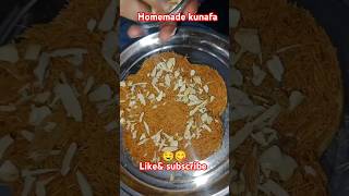 Homemade kunafa recipe shortvideo shorts 😋🤤😋🤤🌺 [upl. by Lorine841]