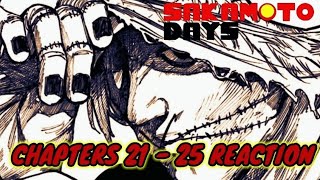 Sakamoto Days Chapters 21  25 Reaction [upl. by Paula]