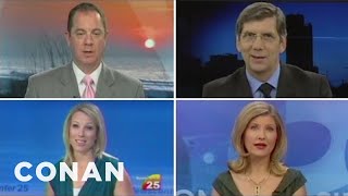 Newscasters Agree Yeah Baby Edition  CONAN on TBS [upl. by Tsenre]