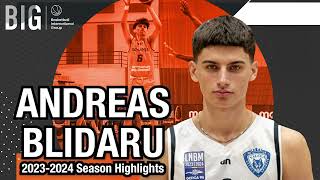 Andreas Blidaru 20232024 Season Highlights [upl. by Pejsach]