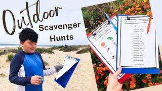 6 Outdoor Scavenger Hunt Ideas That Will Make Your Summer Homeschooling Fun [upl. by Aizek]