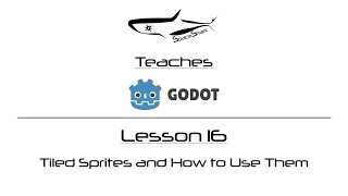 Godot 31 Visual Scripting  Lesson 16  Tiled Sprites and How To Use Them [upl. by Neeron]