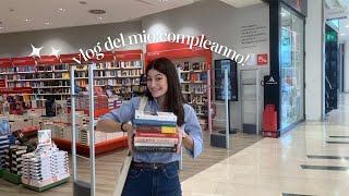 vlog del mio compleanno BOOK shopping  BOOK haul🤩 [upl. by Neerbas]