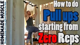 How to do Pull ups  Starting from Zero reps [upl. by Pallua]