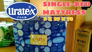 UNBOXING Uratex Singlebed Mattress  Super MM [upl. by Enelak]