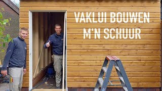 Vaklui bouwen mn schuur [upl. by Celisse]