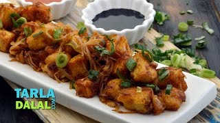 चिली पनीर स्टीर फ्राई रेसिपी Chilli Paneer Stirfry Recipe by Tarla Dalal [upl. by Estey389]