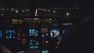 AIRBUS A320 NIGHT LANDING [upl. by Shara]