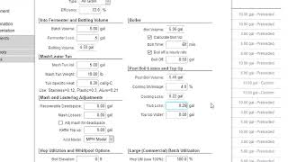 Creating an Equipment Profile in BeerSmith Web [upl. by Aretina]