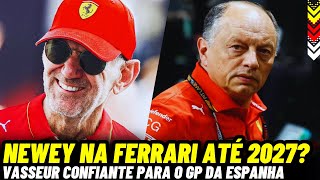 RUMOR FORTÍSSIMO ADRIAN NEWEY ASSINA CONTRATO COM A FERRARI DURAÇÃO E SALÁRIO SÃO REVELADOS [upl. by Tray]