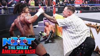 Wes Lee goes berserk and destroys The Rascalz NXT Great American Bash 2024 highlights [upl. by Zizaludba875]