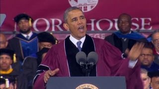 Obama addresses Morehouse graduates [upl. by Anneg932]