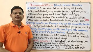 42 Pharmacokinetic Part09 BloodBrain Barrier  Blood Placenta Barrier  BBB  BPB  ADME [upl. by Aleet]