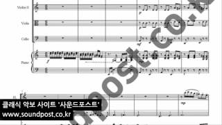 하울의 움직이는 성 OST 인생의회전목마 오케스트라 악보 orchestra full score [upl. by Leigh]