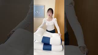 Comfortable goose down pillow for sleep enhancement and cervical protection [upl. by Skelton973]