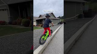 next level bike skills for 5yrs old [upl. by Amliw]