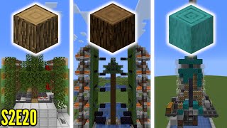 I Built EVERY Tree Farm in Minecraft Hardcore  S2E20 [upl. by Andaira]