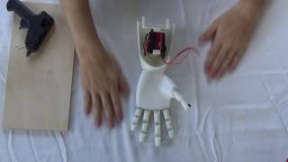 Assembly of 3D Printed Prosthetic Hand  From Thingiverse [upl. by Hardy497]