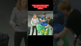 Kangin Appas hassle helping Kyuhyun wear the Dino costume [upl. by Dimitris]