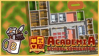 AV Room amp 2nd Year Examinations  Academia  School Simulator 8  Lets Play  Gameplay [upl. by Ardith]