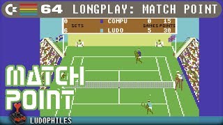 Match Point C64 Longplay 138 Full Playthrough  Walkthrough no commentary c64 retrogaming [upl. by Jaala272]