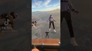 Josh neuman jumping off the sky shorts tiktok video [upl. by Semreh]