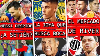 MESSI lesiona RIVAL y ¿DESPIDE al DT BOCA busca esta JOYA por ¿VILLA RIVER y su MERCADO de PASES [upl. by Aihsoem]