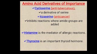 Imp AMINO ACID derivatives II Azaserine  Cycloserine [upl. by Ddet]