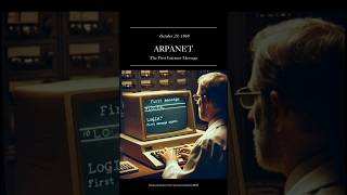 October 29 1969 ARPANET The First Internet Messagehistoryfacts shortvideo [upl. by Lusar214]