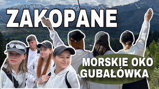 VLOG 1 ZAKOPANE  MORSKIE OKO  GUBAŁÓWKA [upl. by Morell]