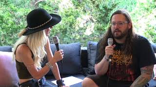 Trevor Strnad Of The Black Dahlia Murder Interview 2018 [upl. by Nwahsat]