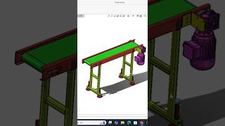 SolidWorks Konveyör Tasarımı [upl. by Htebesile]