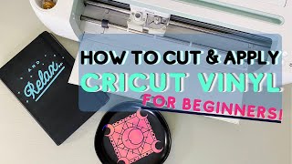 How To Cut amp Apply Cricut Vinyl For Beginners  Cricut Maker [upl. by Atikehs]