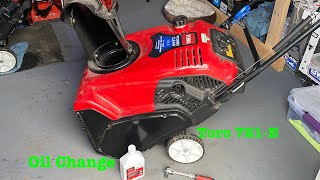 Toro 21 inch Power Clear 721 QZE Snow Blower 38756 [upl. by Lajet]