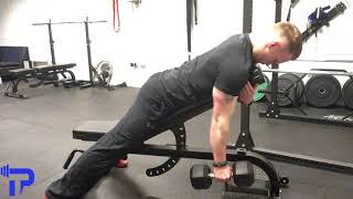 Incline Single Arm Dumbbell Row [upl. by Yanaj978]