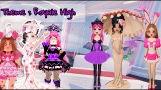 ROYALE HIGH SETS IN DRESS TO IMPRESS HALLOWEEN [upl. by Maritsa]