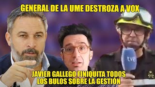 GENERAL de la UME DESTROZA a Abascal y CRUDO HUNDE BULOS ultras🛑quotSiembra RECORTES recoge CENIZAS [upl. by Venus191]