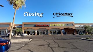 Closing OfficeMax  Tempe AZ [upl. by Volding]