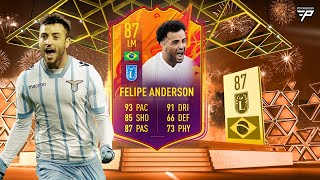 تجربة بطاقة جناح البرازيل Headliners Felipe Anderson  فيفا ٢٢ [upl. by Clothilde]