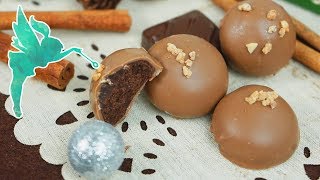 Aufgespritze Pralinen  Lebkuchen Pralinen selber machen mit 4 Zutaten  Kuchenfee [upl. by Linnell]