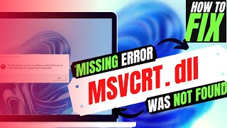 2023 How To Fix msvcrtdll is Missing from computerNot Found Error Windows 10117 3264 bit 🅽🅴🆆 [upl. by Wistrup17]