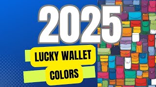 2025 Lucky Wallet Colors Attract Abundance with Feng Shui Magic [upl. by Sitsuj]