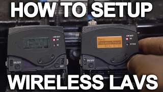 How To Setup A Wireless Lav Microphone Ep24 Tutorial [upl. by Emarie]